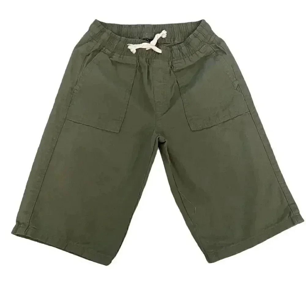 LC Waikiki Olive Green Pull-On Drawstring Closure Boys SZ 8/9 # 1560